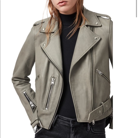 All Saints Jackets & Blazers - NEW AllSaints Balfern Leather Biker Jacket
